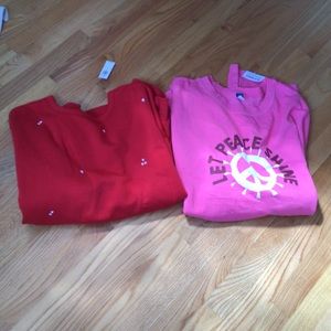 2 Old Navy Women's Sweatshirt Sz 4X-Comfy both sz 4X both new with tags